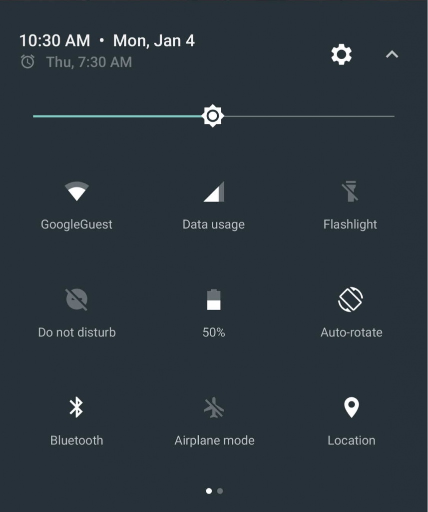 quicksettings Android N