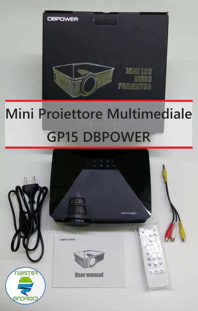 ini Video Proiettore DBPOWER GP15