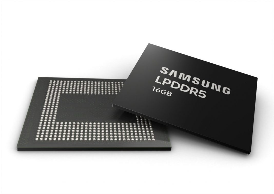 moduli Samsung LPDDR5 da 16GB