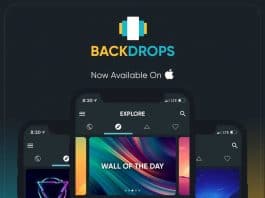 Backdrops app